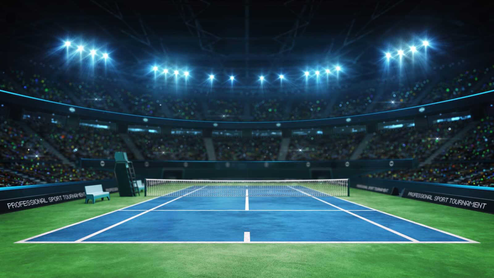 Tennis stadium court
