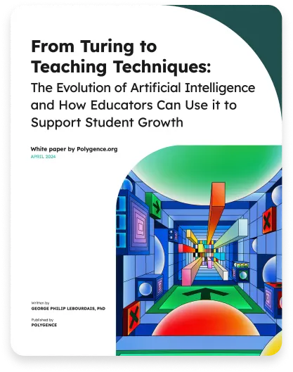 White paper on AI in education - cover image
