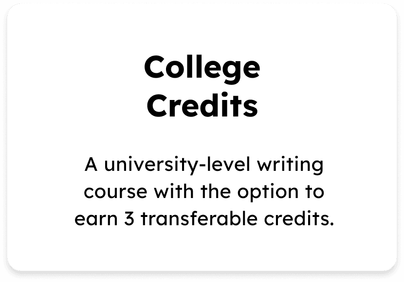 College Credits card