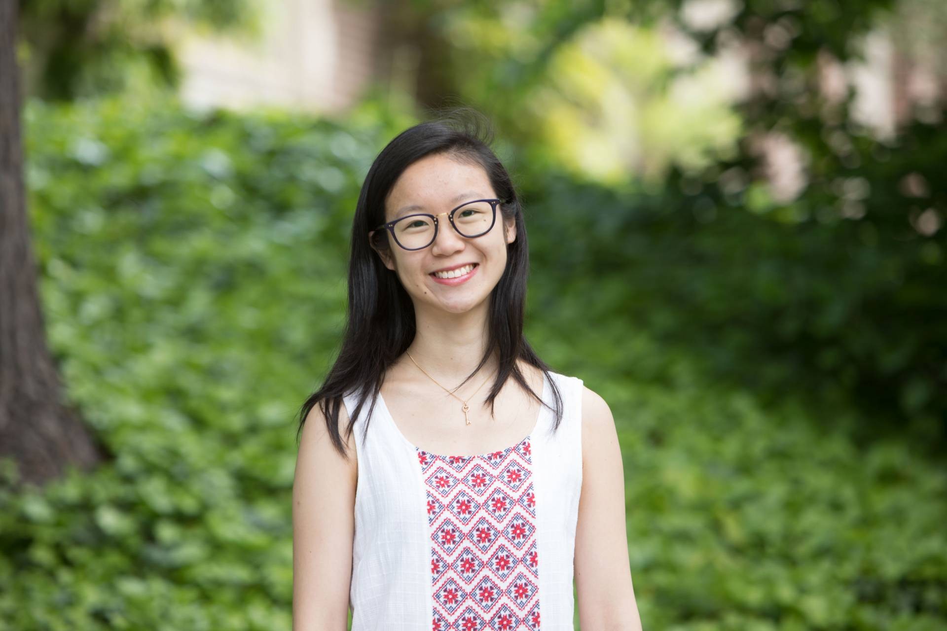 Jin Chow with Tree Background