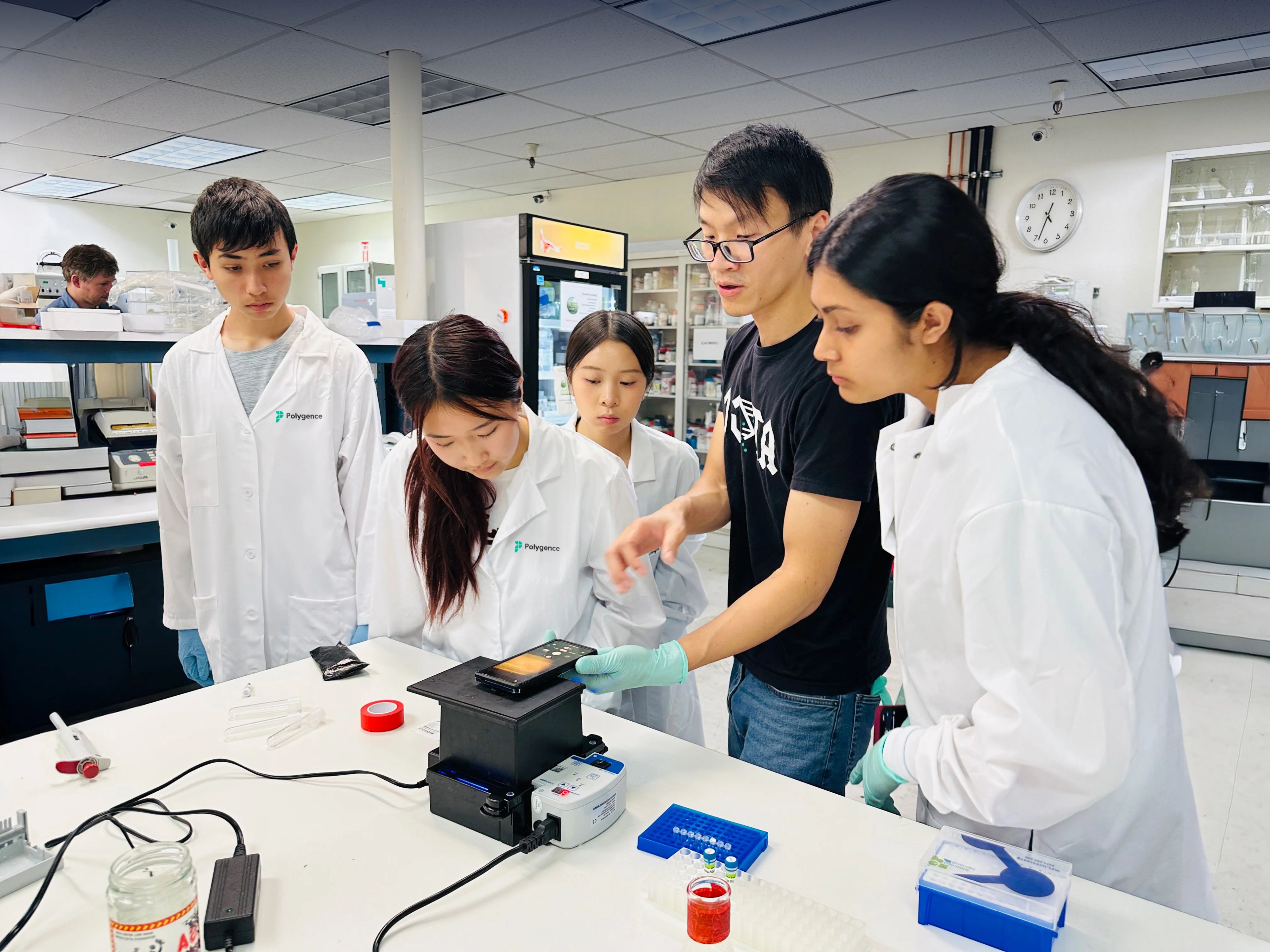 Students participating at the Lab Bootcamp