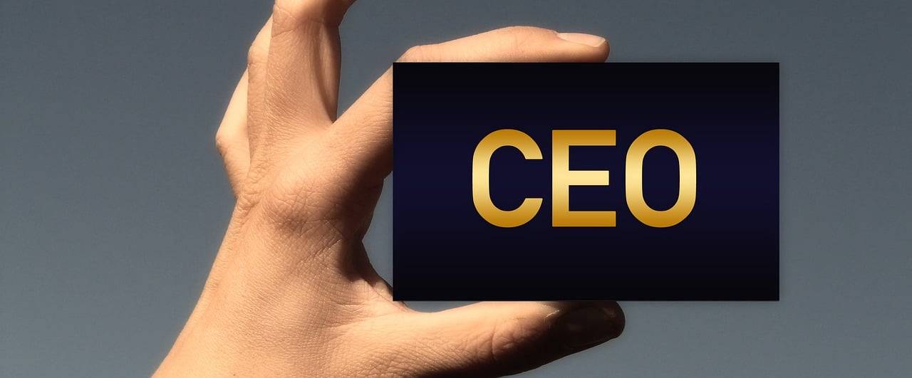 business card reading "CEO"