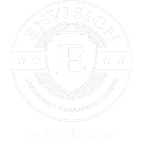 Envision logo white